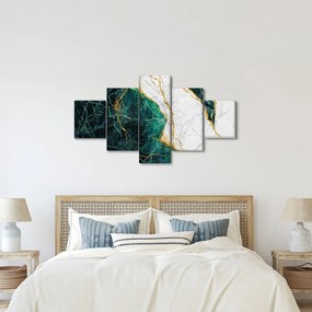 Obraz - Turkusowy marmur (125x70 cm)