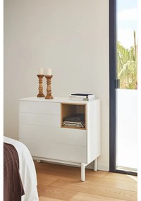 Kremowa komoda 90x90x40 cm Corvo – Teulat