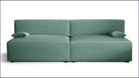 Miętowa rozkładana sofa - Lider 3X