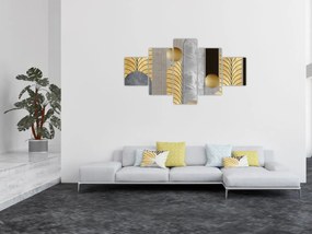 Obraz - Złote dekory (125x70 cm)