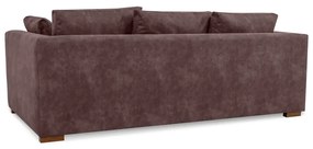 Ciemnobrązowa sofa 220 cm Comfy – Scandic