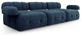 Ciemnoniebieska sofa 288 cm Ferento – Cosmopolitan Design