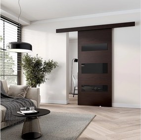 MINIO go for it, Drzwi przesuwne wewnętrzne CLEAN D 86 cm  w kolorze wenge