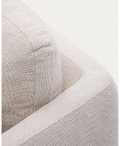 Kremowa rozkładana sofa z tkaniny szenilowej 225 cm Laira – Kave Home