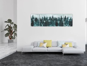 Obraz - Zwierzęta w lesie (170x50 cm)