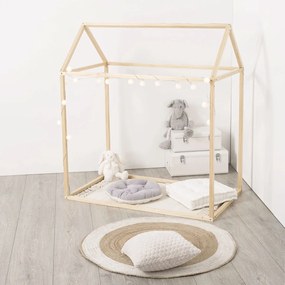 Drewniany domek dla dzieci, dekoracja - 115 x 66 x 126 cm