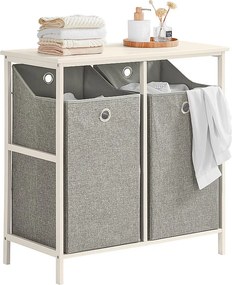 Meble łazienkowe z 2 kosz na pranie BZR57-W