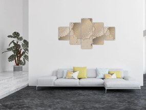 Obraz - Mandale w złotych odcieniach (125x70 cm)