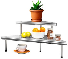 Narożna półka kuchenna Massivo DUO, 2 poziomy