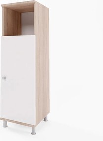 Szafka Midi sonoma/biały 30x30x95 fynn