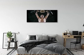 Duży obraz na płótnie Mistrzowski Pas I Determinacja