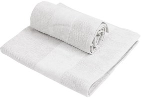 Zestaw ręczników CARRARA 1 szt. 60x100 cm i 1 szt. 40x55 cm 100% bawełna, biały