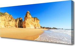 Obraz na płótnie Błękit Oceanu i Złoty Piasek