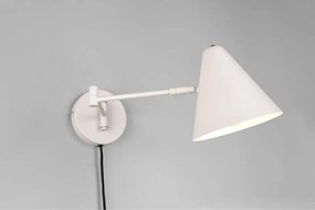 Kinkiet z elastyczną konstrukcją do kontaktu w kolorze kości słoniowej ø 15 cm Cosima – Trio