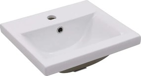 Biała ceramiczna umywalka łazienkowa R6-G34