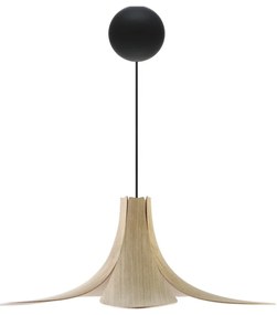 Naturalny abażur z litego drewna dębowego ø 65 cm Jazz – UMAGE