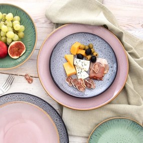 Orion Zestaw ceramicznych talerzyków deserowychGlaze fioletowe 20,5 cm, 6 szt.