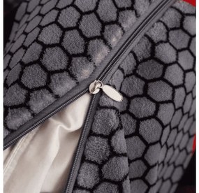 PrzytulneMieszkanie.pl PrzytulneMieszkanie.pl Pościel z mikropluszu ZORINO szara Rozmiar pościeli: 70 x 80 cm | 140 x 200 cm