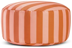 Różowy/brązowy puf Stripes – Really Nice Things