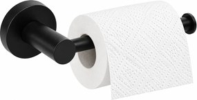 Czarny minimalistyczny uchwyt na papier K4-E68