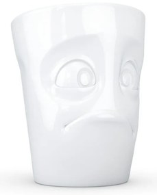 Biały bezradny porcelanowy kubek z uchem 58products