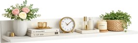 Biała Minimalistyczna Półka Ścienna P7-W29