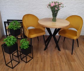 Kwietnik stojący metal LOFT stojak na kwiaty : Kolor Stelaża - Czarny , Rozmiar - 20x20 cm, Wysokość - 70 cm
