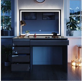 Stół Madalitional antracyt 120x55x75 sherry