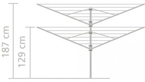 Ogrodowa suszarka na pranie Lift-O-Matic 40m – Brabantia