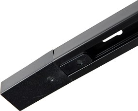Nowoczesny system szynowy z 6 reflektorami czarny 1-fazowy 286 cm - Iconic Jeana