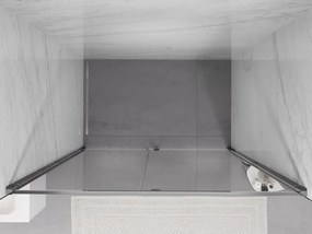 Mexen Exo-R drzwi prysznicowe uchylne 160 cm, transparent, chrom - 819-160-000-01-00