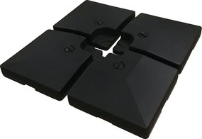 4 płytki do obciążenia dużego parasola z wysięgnikiem 4 x 3