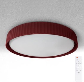 Brilagi-LED ściemnialna lampa sufitowa LUCIA LED/48W/230V śr. 41 cm czerwona + pilot