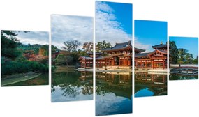 Obraz - Świątynia Byodo-in, Japonia (125x70 cm)