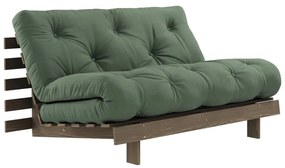 Zielona rozkładana sofa 140 cm Roots – Karup Design