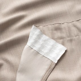 Zasłona Blackout taupe 140x250 Calis zaciemniająca na taśmie