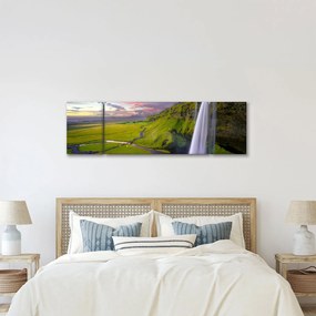 Obraz wodospadów (170x50 cm)