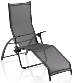 Leżak ogrodowy aluminiowy Tampa Lounger antracytowy KETTLER 01710-7000
