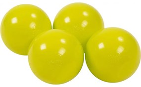 Plastikowe piłeczki do suchego basenu 7cm, 50 szt, limonkowe - meowbaby®