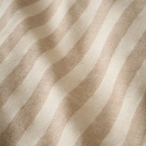 Pomarańczowa pościel dwuosobowa 3-częściowa 230x220 cm Cotton Rich Woven Stripe – Pineapple Elephant