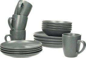 Komplet naczyń Vivo Dark Grey 4/16