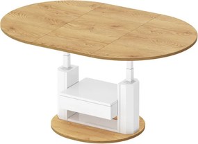 Regulowany ławostół z szufladą Primo Max dąb