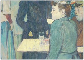 Obraz - Henri de Toulouse-Lautrec, A Corner of the Moulin de la Galette, reprodukcje (70x50 cm)