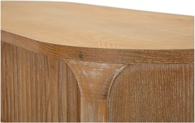 Konsola z litego drewna jodłowego w naturalnym kolorze 40x110 cm Gothenburg – Mauro Ferretti