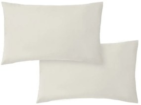 Poszewki na poduszki z perkalu bawełnianego zestaw 2 szt. 50x75 cm Cotton Percale – Bianca