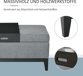 Ławka HOMCOM 107 cm x 50 cm x 44 cm