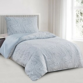 Pościel żakardowa Colorado niebieski, 140 x 200 cm, 70 x 90 cm