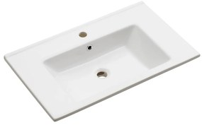 Biała umywalka 75x45 cm Set 357 – Pelipal