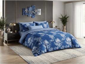 PrzytulneMieszkanie.pl PrzytulneMieszkanie.pl Bawełniana pościel CALMYRA niebieska Rozmiar pościeli: 70 x 90 cm | 140 x 200 cm