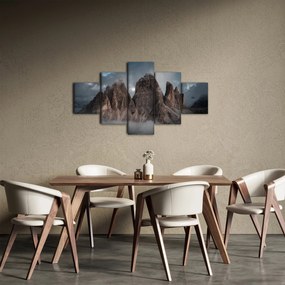 Obraz - Trzy Zęby, Włoskie Dolomity (125x70 cm)